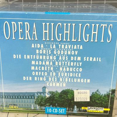 Opera Highlights 10 CD Set Sealed Box, NEW 