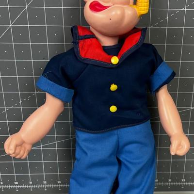 Vintage Popeye The Sailor Man Doll