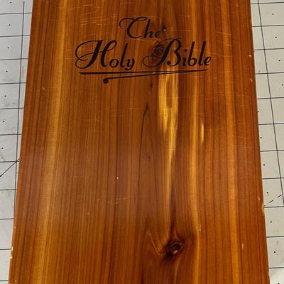Holy Bible Cedar Chest 
