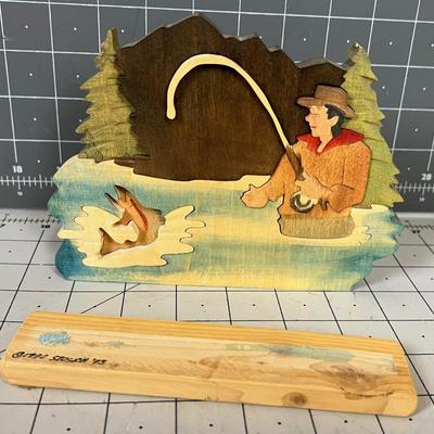Hand Made Fisherman Puzzle 