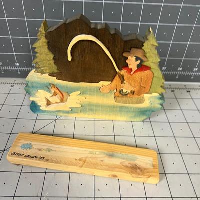 Hand Made Fisherman Puzzle 