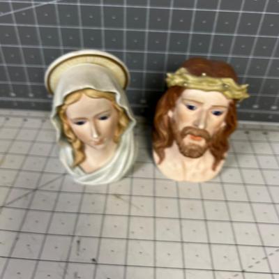Jesus and Mary Statues 