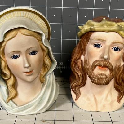 Jesus and Mary Statues 