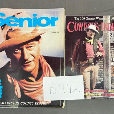 Set of 2 John Wayne magazines