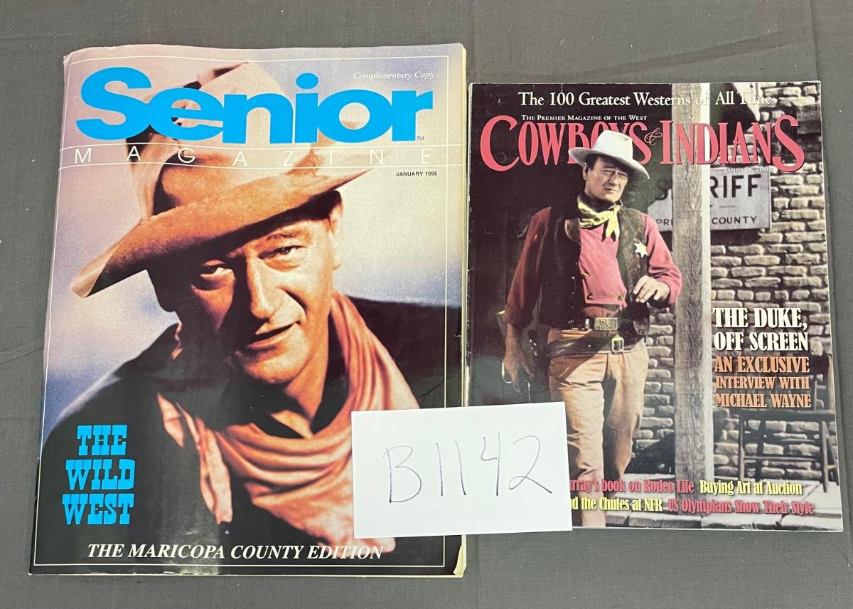 Set of 2 John Wayne magazines | EstateSales.org