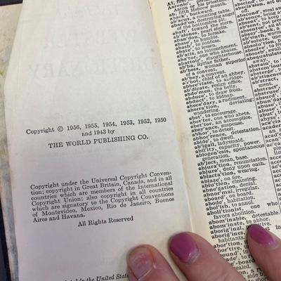 Dictionaries/world almanac