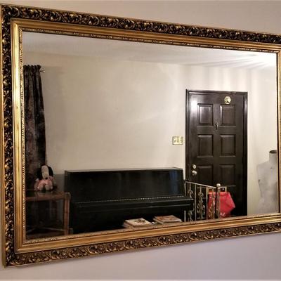 Lot #52  Large Wall Mirror - Gilded Frame