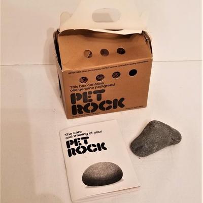 Lot #60  Vintage 1970's Pet Rock - Complete