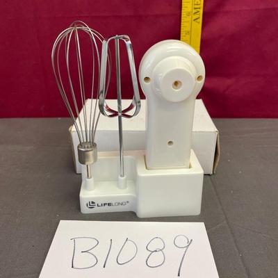 Life long battery operated mixer
