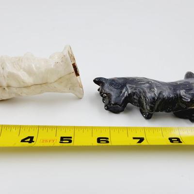 VINTAGE BEGGING DOG SALT & PEPPER SHAKERS