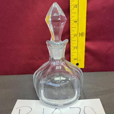 Vintage clear glass cruet