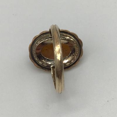 Vintage 10 K Gold Filled Cameo Ring. Marked