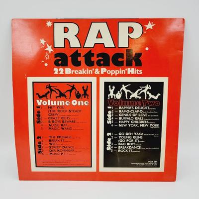 1985 RAP ATTACK LP VINYL RECORD