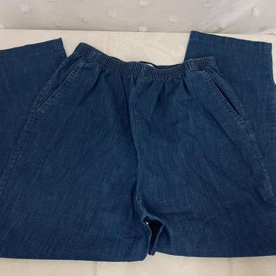 NAPA VALLEY PETITE - WOMENâ€™S ELASTIC WAIST PANTS - SIZE 12P
