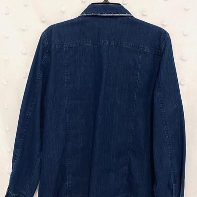 ALFRED DUNNER - WOMENâ€™S DENIM TOP - SIZE 18
