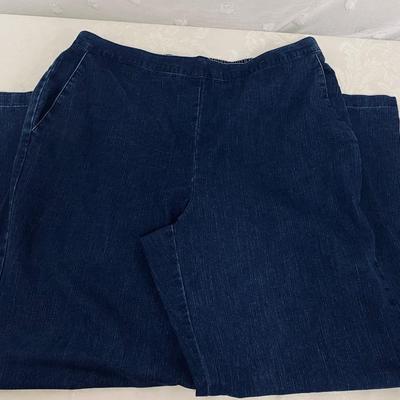 ALFRED DUNNER - WOMENâ€™S ELASTIC WAIST PANTS - SIZE 12