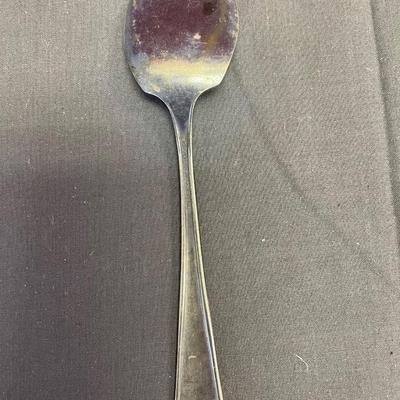 Antique fork and tablespoon