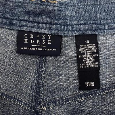 CRAZY HORSE - WOMENâ€™S DENIM SKIRT - SIZE 14