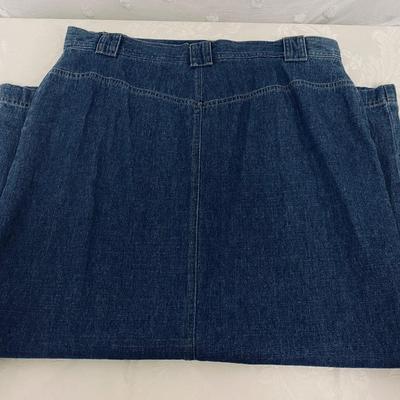 CRAZY HORSE - WOMENâ€™S DENIM SKIRT - SIZE 14