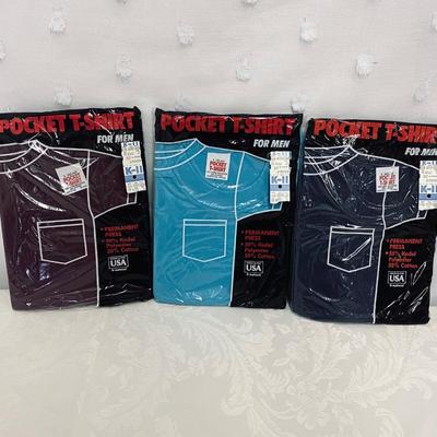 NWT - POCKET T-SHIRT FOR MEN BUNDLE - SIZE L (42-44)