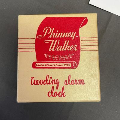 Phinney-Walker travel alarm clock