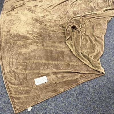 Brown micro-fiber blanket