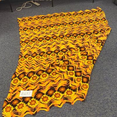 Handmade fall afghan