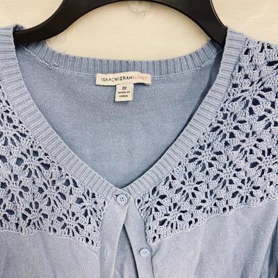 ISAAC MIZRAH LIVE - WOMENâ€™S CARDIGAN - SIZE 1X