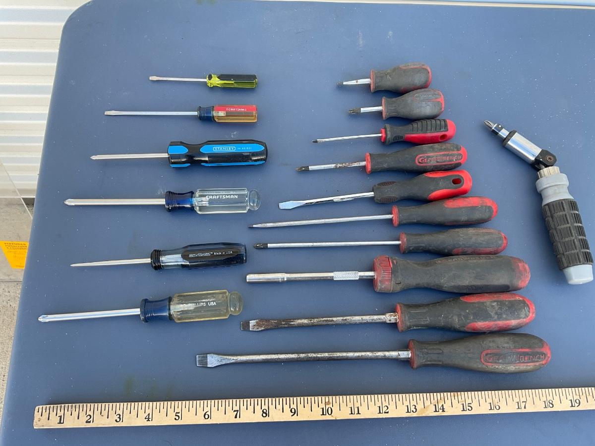 Name brand screwdrivers.