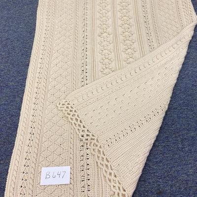 Cream Colored Afghan