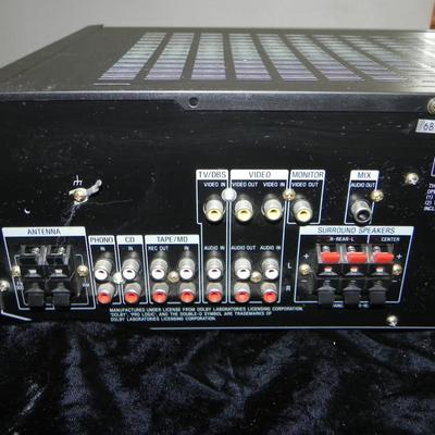 SONY AUDIO/VIDEO CONTROL CENTER AND 5 DISK CHANGER WITH REMOTES