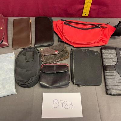 Fanny pacs,wallets & eye glass cases