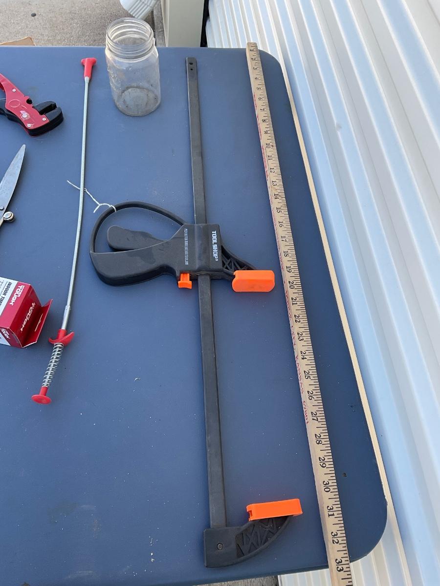 Tool Shop Clamp New Timer Square Vintage Wallace Garden Shears And 