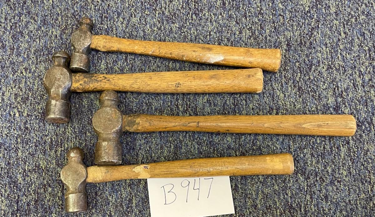 Ball peen hammers