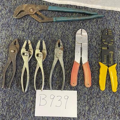 Assortment of pliers