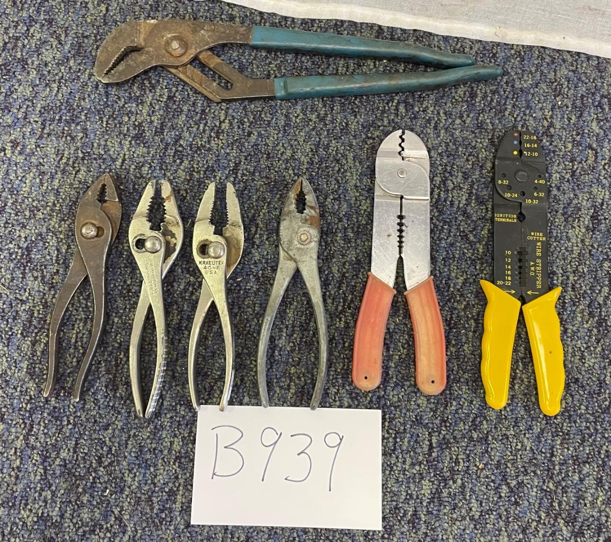Assortment of pliers