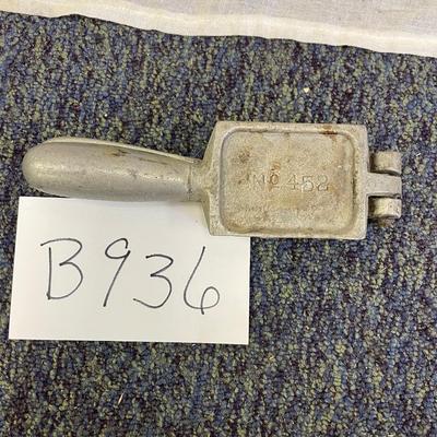 Palmer #458 sinker mold