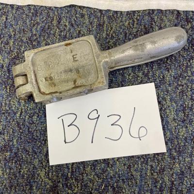 Palmer #458 sinker mold