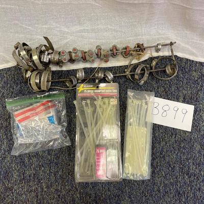 Clamps,wire ties assortment