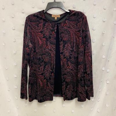 NOTATIONS - WOMENâ€™S LAYERED BLOUSE - SIZE L