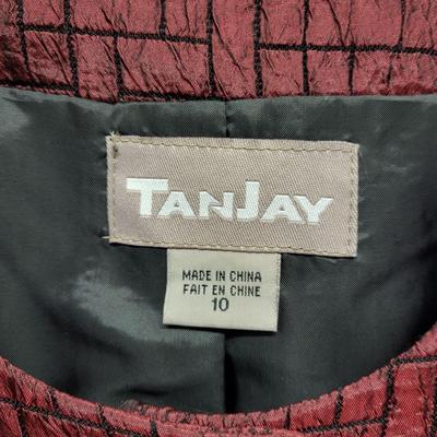 TANJAY WOMENS SIZE 10 LAYERED JACKET