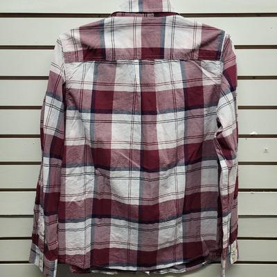 ST JOHNS BAY WOMENS SIZE LG BUTTON UP FLANNEL