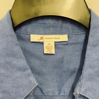 JM COLLECTION - WOMENâ€™S DENIM TOP - SIZE 14