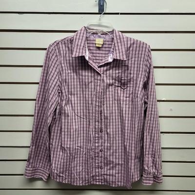 CONVINGTON WOMENS SIZE LG BUTTON UP SHIRT