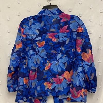 RUBY RD. - COLORFUL WOMENâ€™S TOP - SIZE 16