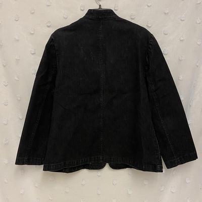 ALFRED DUNNER - WOMENâ€™S DETAILED DENIM TOP - SIZE 12