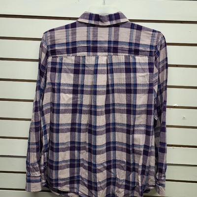 ST JOHNS BAY WOMENS SIZE PL FLANNEL BUTTON UP SHIRT