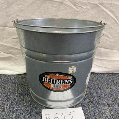 Behrens metal gallon bucket