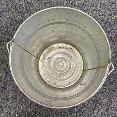 Behrens metal gallon bucket