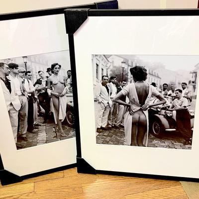 LOT 126   PAIR OF FRAMED NUDE PHOTOGRAPHS "QUEEN and HER THOUGHTS" by RUSLAN LOBANON